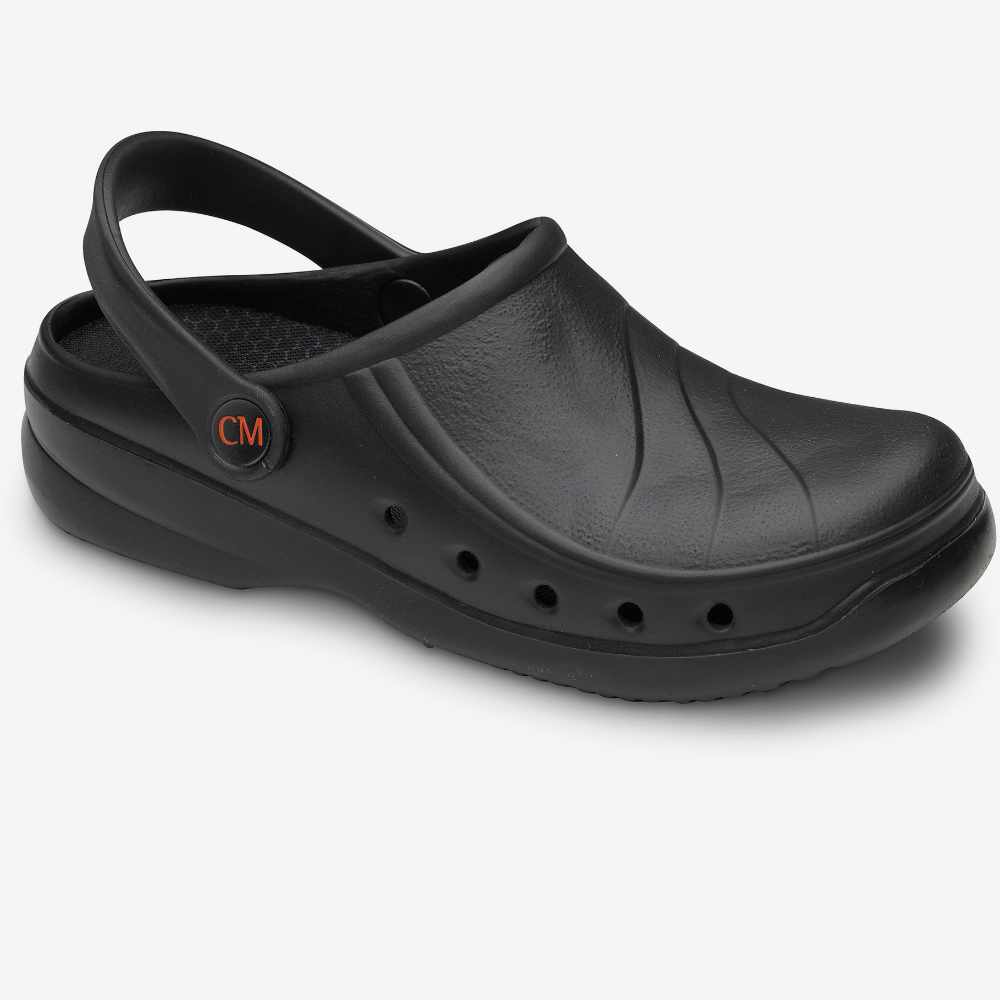 Calzamedi 3080 Unisex Ανατομικά Σαμπό Εργασίας με Αποσπώμενο Πάτο και Λουράκι Μαύρα
