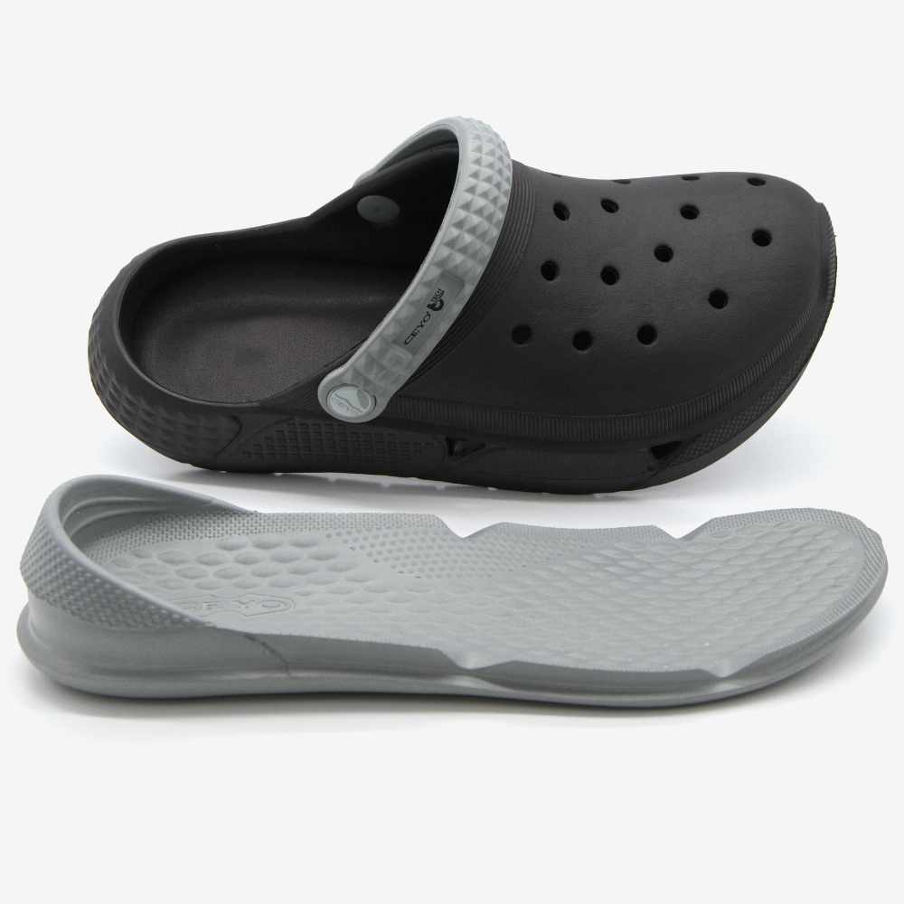 Ceyo Troya Ανδρικά και Γυναικεία (Unisex) Ανατομικά Σαμπό Εργασίας Μαύρα