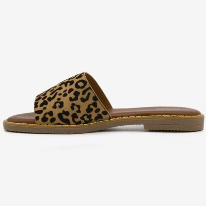 Level Anatomic 1176 Γυναικείες Ανατομικές Παντόφλες Animal Print Λεοπάρ