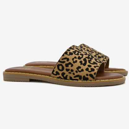 Level Anatomic 1176 Γυναικείες Ανατομικές Παντόφλες Animal Print Λεοπάρ