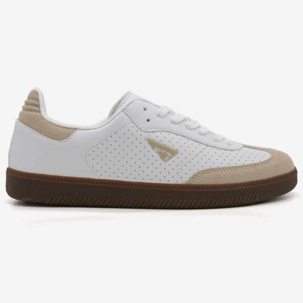 Level Anatomic 3148 Γυναικεία Ανατομικά Παπούτσια Sneakers με Σουέτ Λεπτομέρειες Λευκά - Μπεζ