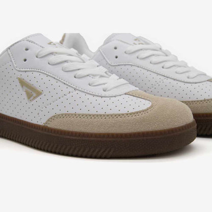 Level Anatomic 3148 Γυναικεία Ανατομικά Παπούτσια Sneakers με Σουέτ Λεπτομέρειες Λευκά - Μπεζ