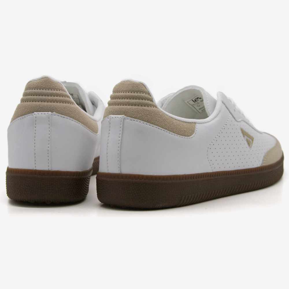 Level Anatomic 3148 Γυναικεία Ανατομικά Παπούτσια Sneakers με Σουέτ Λεπτομέρειες Λευκά - Μπεζ