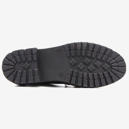 Level Anatomic 6571 Γυναικεία Ανατομικά Παπούτσια Loafers Δερμάτινα Μαύρα