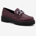 Level Anatomic 6571 Γυναικεία Ανατομικά Παπούτσια Loafers Δερμάτινα Μπορντό