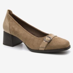 Level Anatomic 6587 Γυναικεία Ανατομικά Παπούτσια Γόβες Καφέ Ανοιχτό