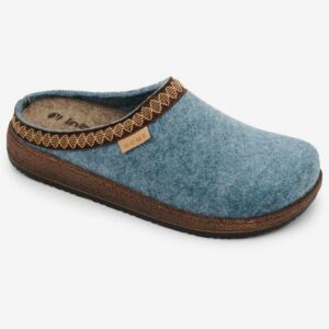 Level Anatomic 4098 Γυναικείες Ανατομικές Παντόφλες Τσόχινες Σιέλ