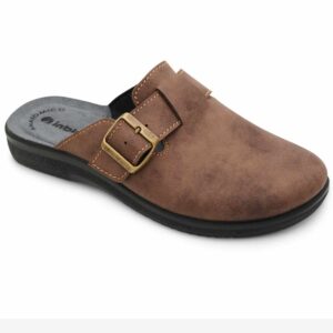 Level Anatomic 4101 Ανδρικές Παντόφλες με Ρύθμιση Καφέ