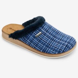 Level Anatomic 4102 Γυναικείες Ανατομικές Παντόφλες Υφασμάτινες Μπλε