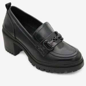 Level Anatomic 6598 Γυναικεία Παπούτσια Loafers με Τακούνι Μαύρα